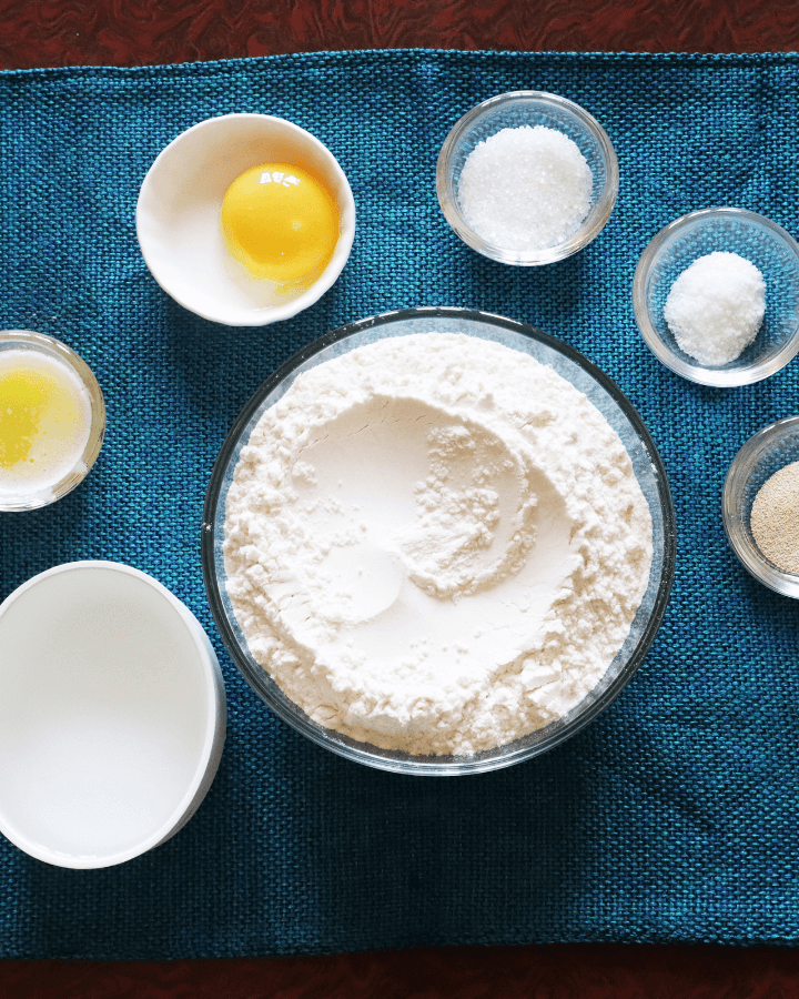 Ingredients for Air Fryer Soft Pretzels 