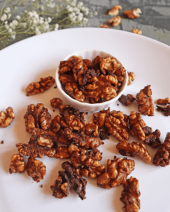 Air Fryer Candied Walnuts