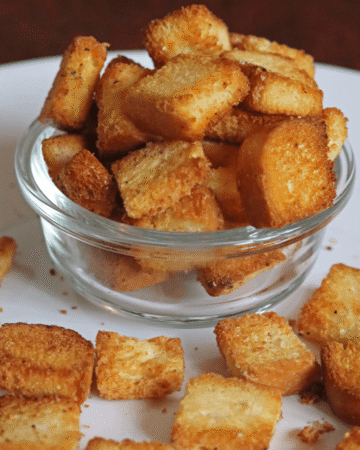 Easy Air Fryer Croutons