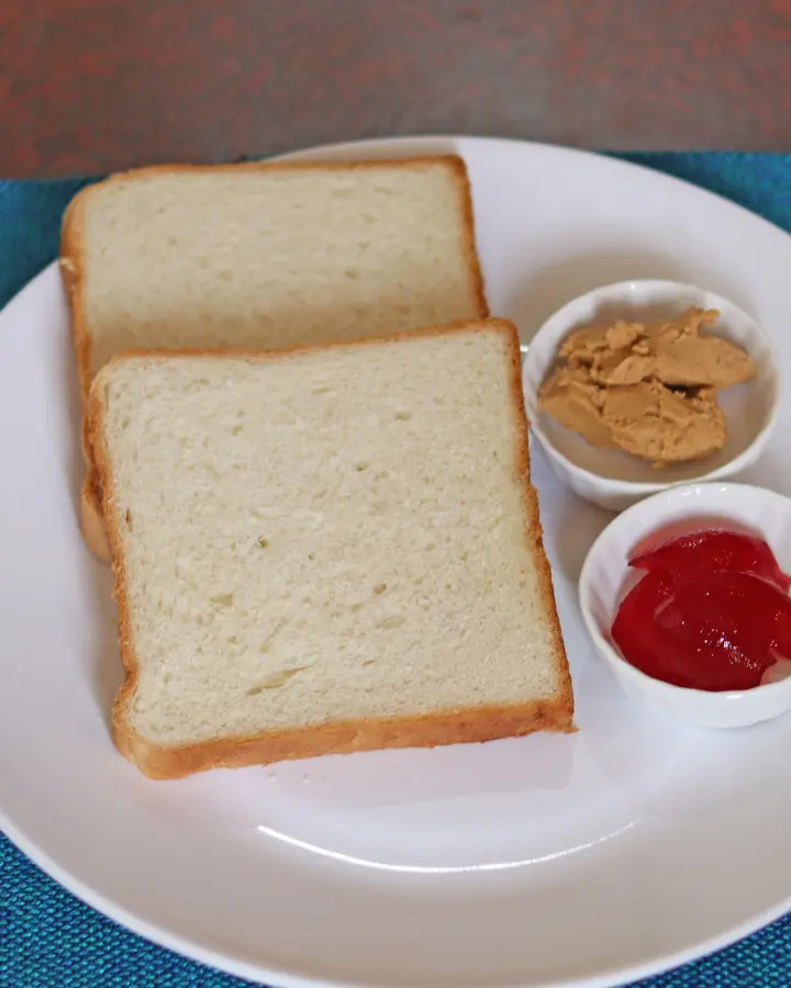 Easy homemade air fryer peanut butter and jelly sandwich perfect for breakfast or lunch