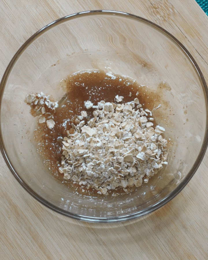 make this easy air fryer baked apples with oats