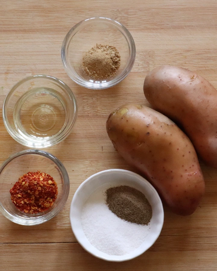 Potato chips without deep frying