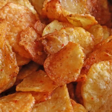 Easy air fryer potato chips recipe