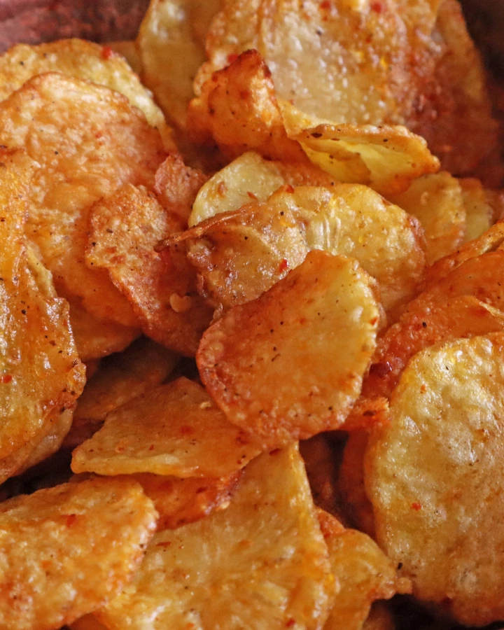 Easy air fryer potato chips recipe