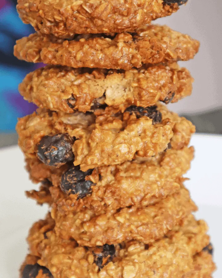 Air fryer oatmeal banana cookies variation