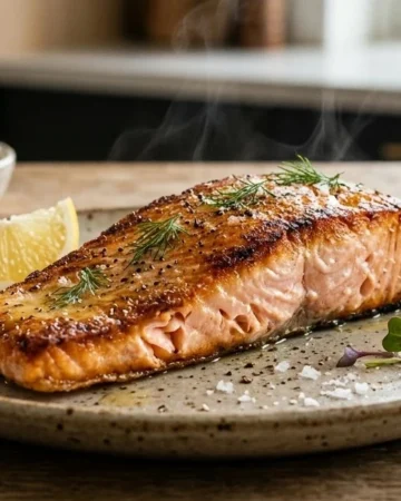 Air Fryer Frozen Salmon (Crispy & Easy Recipe)