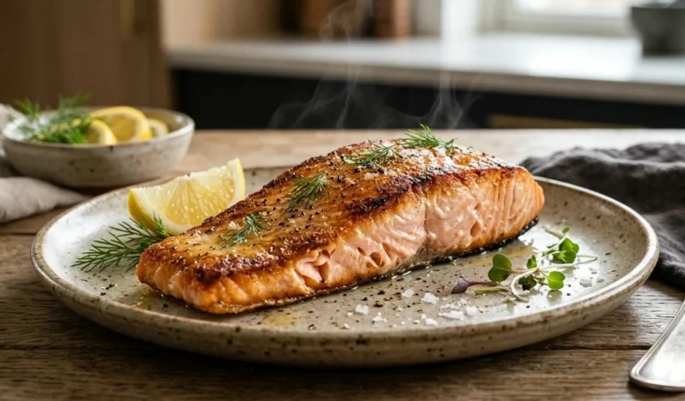 Air Fryer Frozen Salmon (Crispy & Easy)