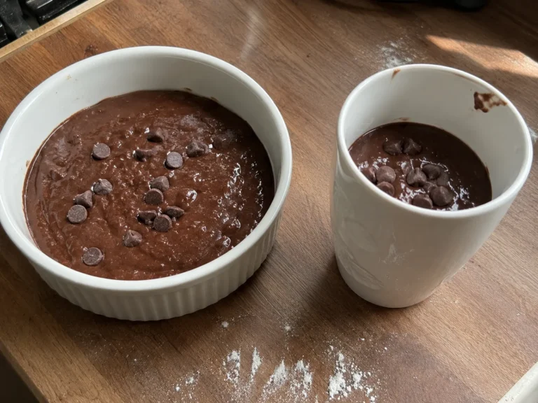 Air Fryer Mug Cake in 5 Minutes (One Bowl, No Oven)