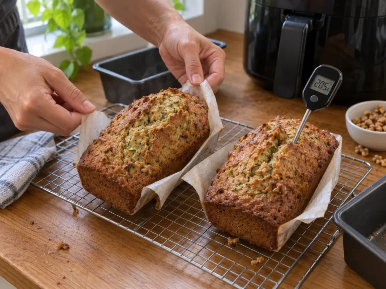 Air Fryer Zucchini Bread: Moist Center, No Soggy Bottom