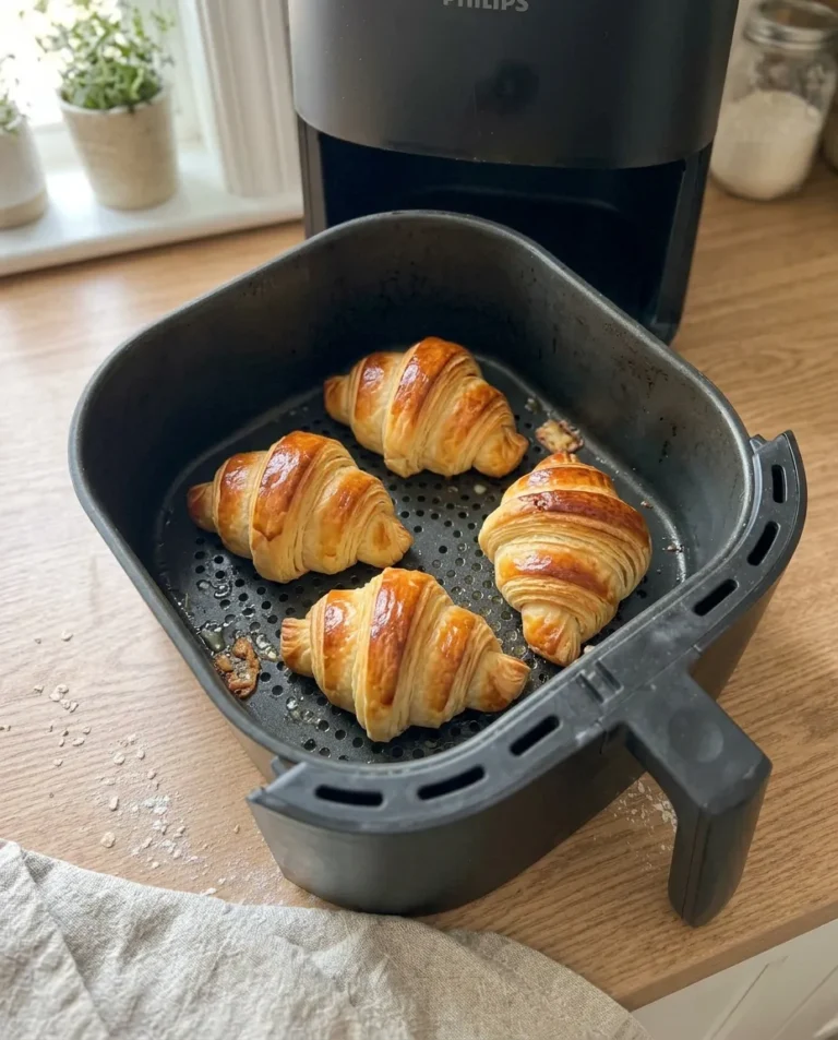 Air Fryer Croissants: Canned Dough, Flaky Layers