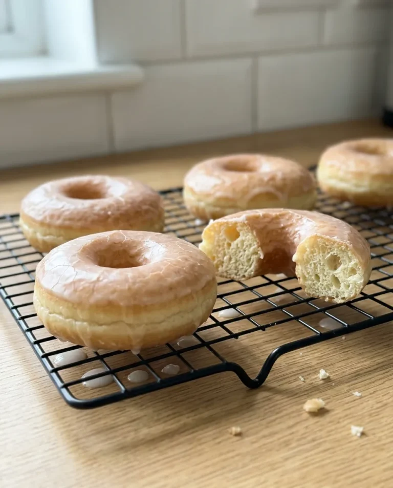 Air Fryer Glazed Donuts: Yeasted Dough, No Frying Oil