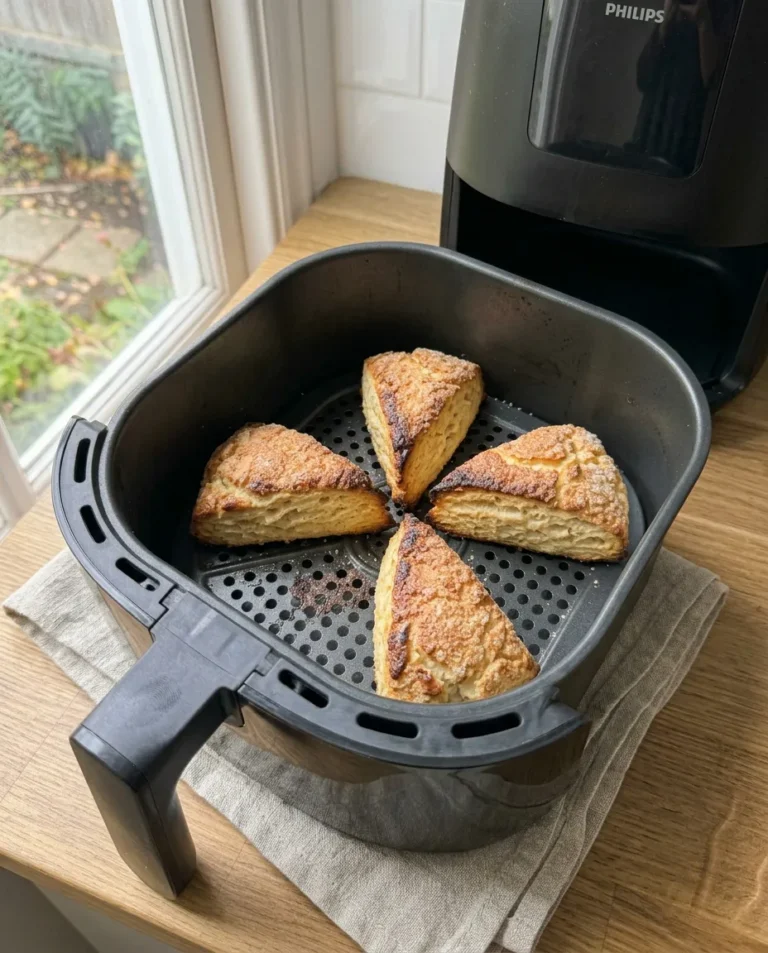 Air Fryer Scones: Crumbly Edges, Tender Middle