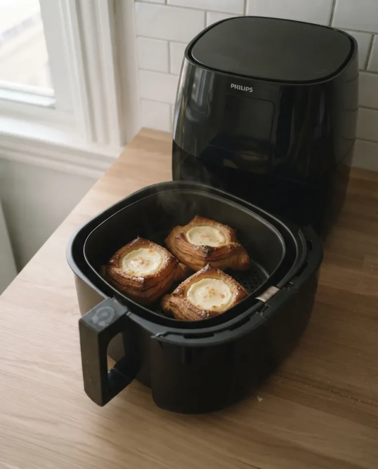 Air Fryer Cheese Danish: Bakery Style, No Proofing