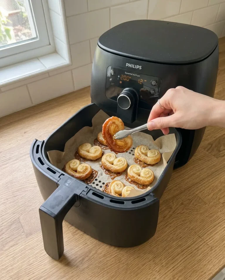 Air Fryer Palmiers: Caramelized Puff Pastry Hearts