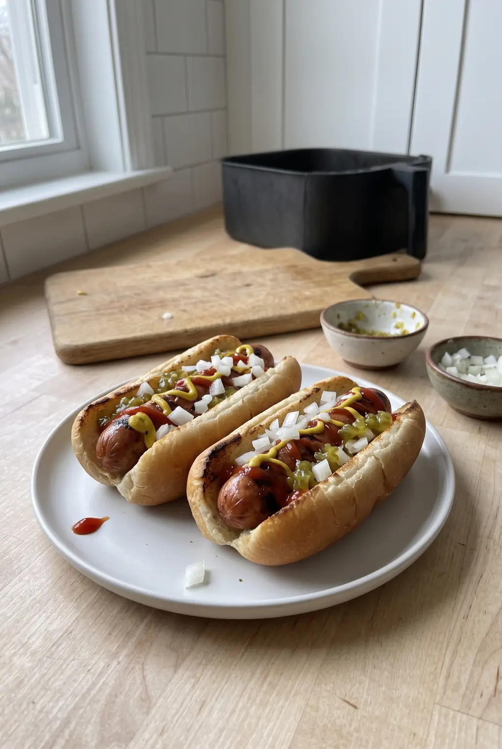 Air Fryer Hot Dogs