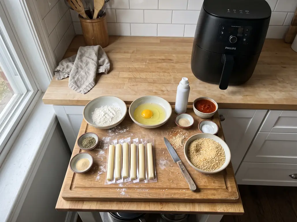 Mozzarella stick ingredients