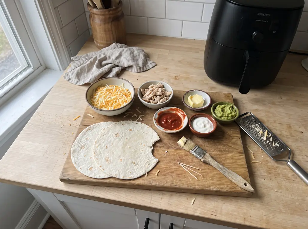Quesadilla ingredients